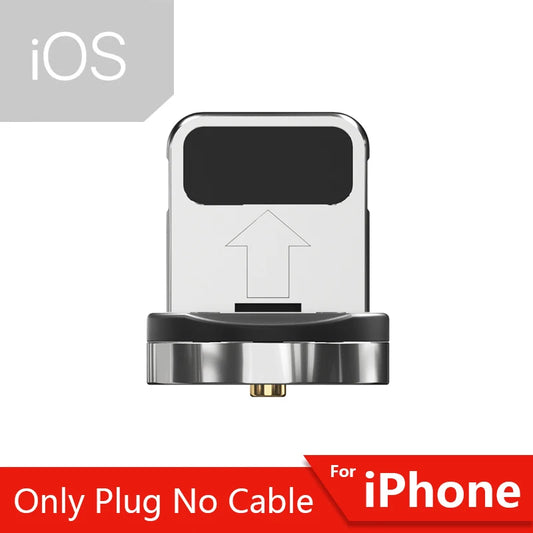 540 Rotate Magnetic Cable Fast Charging Magnet Charger Micro USB Type C Cable Mobile Phone Wire Cord for Iphone Xiaomi